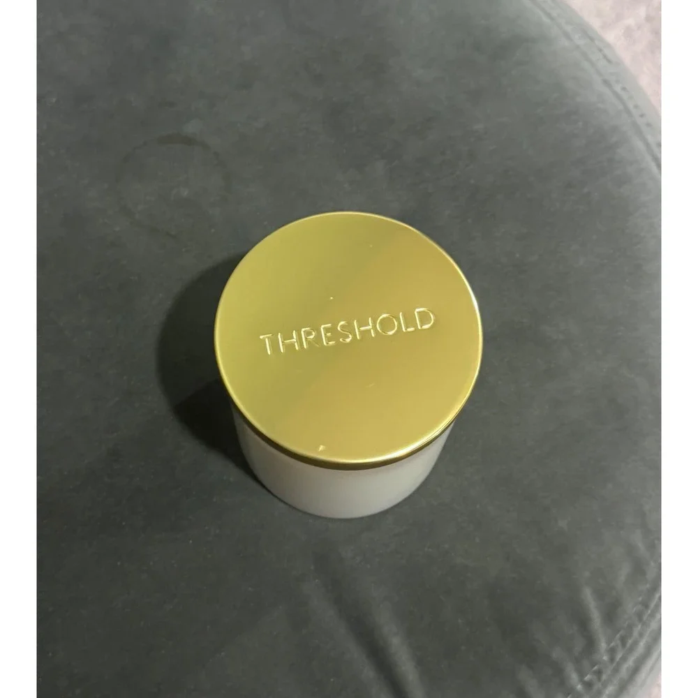 Threshold Peony & Cherry Blossom Scented Candle 10oz Gold Lid Amber Raspberry N